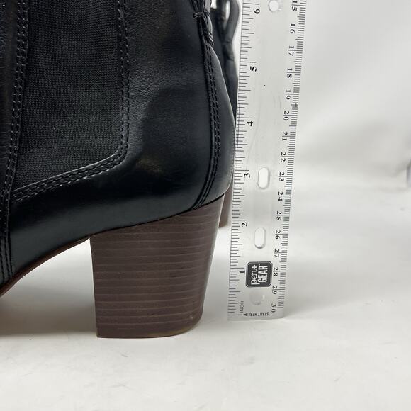 Madewell Regan Boot Size 8.5 Black Leather Pull On J8307 - Picture 9 of 11